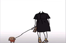 抖音牵狗情侣头像图片