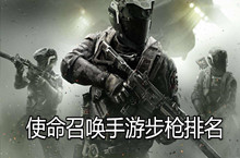 使命召唤手游步枪排名
