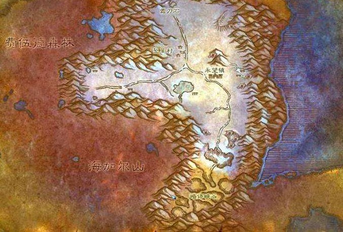 魔兽世界怀旧服冬泉谷飞行点坐标位置